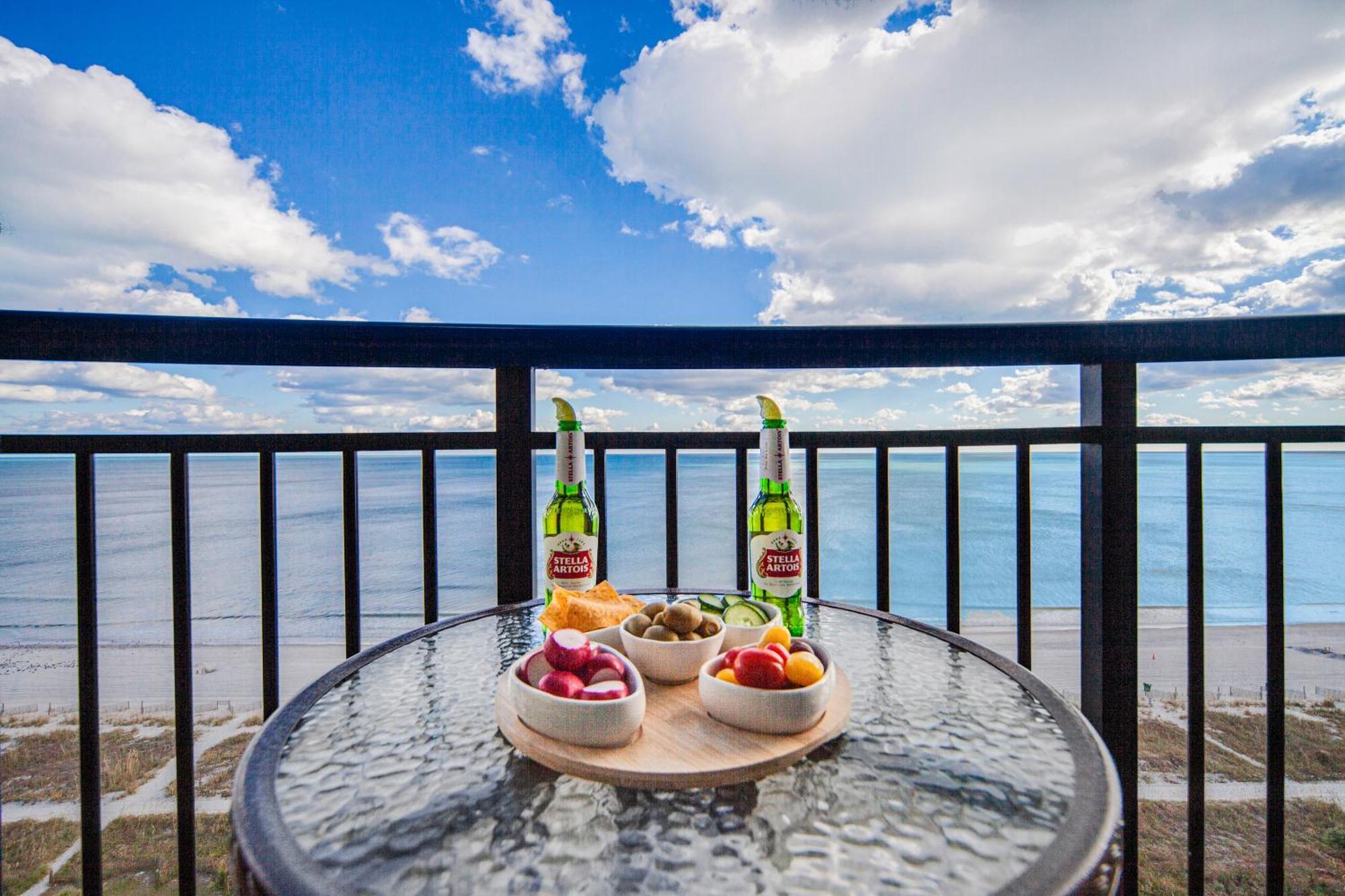 شقة Oceanfront Bliss, Amazing Views! 1235B شاطئ ميرتل المظهر الخارجي الصورة