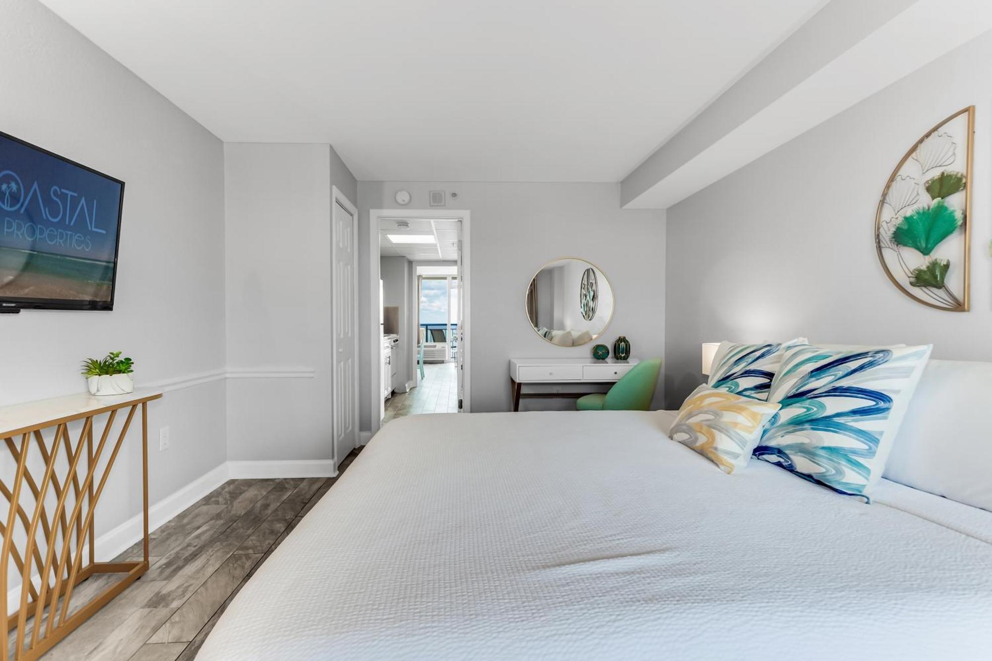 شقة Oceanfront Bliss, Amazing Views! 1235B شاطئ ميرتل المظهر الخارجي الصورة