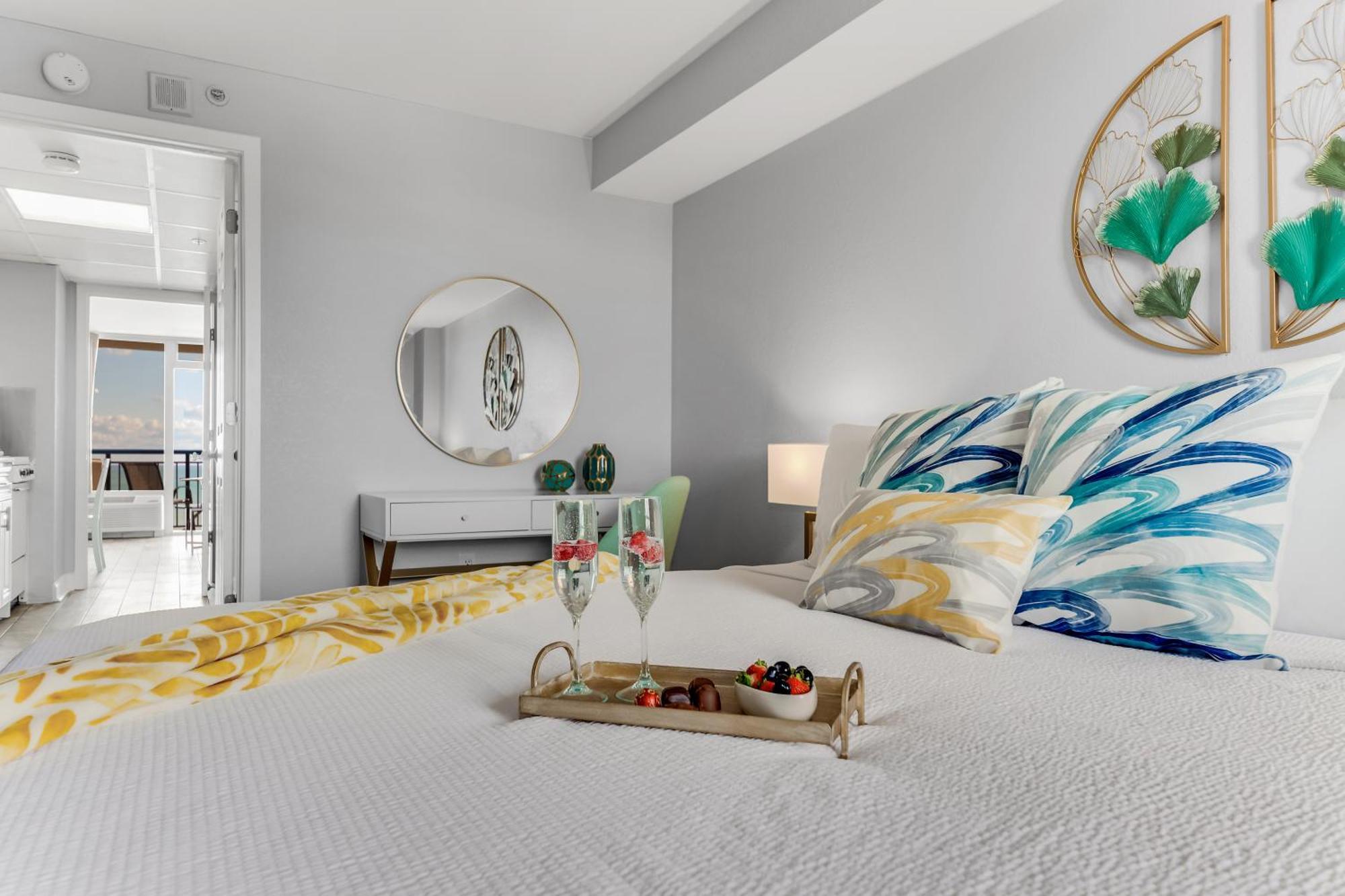 شقة Oceanfront Bliss, Amazing Views! 1235B شاطئ ميرتل المظهر الخارجي الصورة